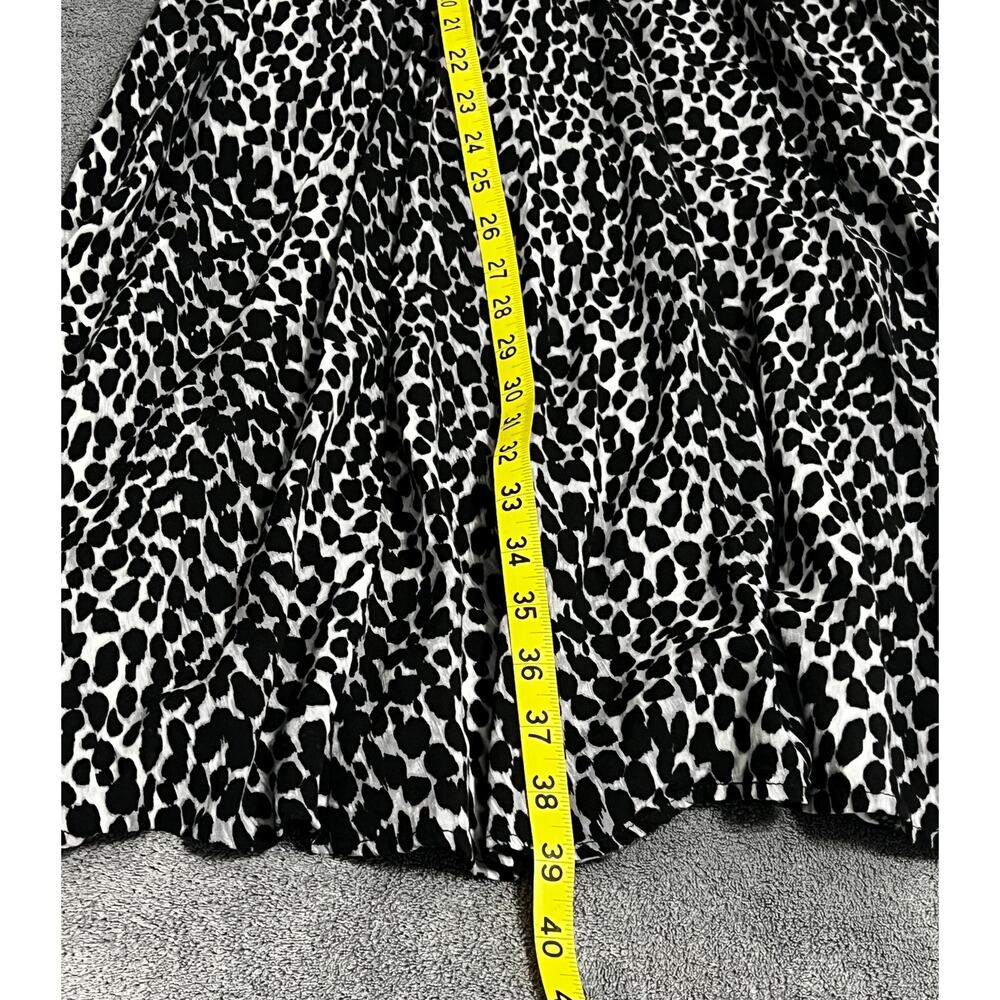 Torrid Leopard Print Smocked Halter Midi Dress Retro Chic Plus Size 00 - Picture 5 of 7